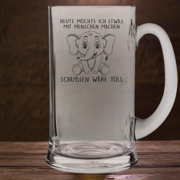 Schubsen Elefant - Bierglas Online-Schn?ppchen – Bild 2