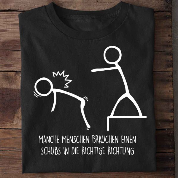 Einen Schubs - Shirt Unisex Angebot – Bild 3
