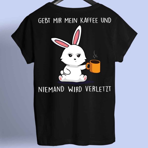 Verletzt Bunny - Shirt Unisex Rückendruck Im Angebot – Bild 2