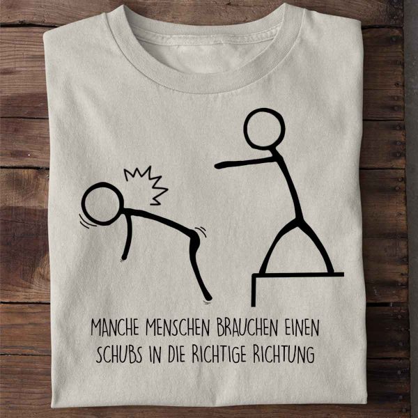 Einen Schubs - Shirt Unisex Angebot – Bild 2