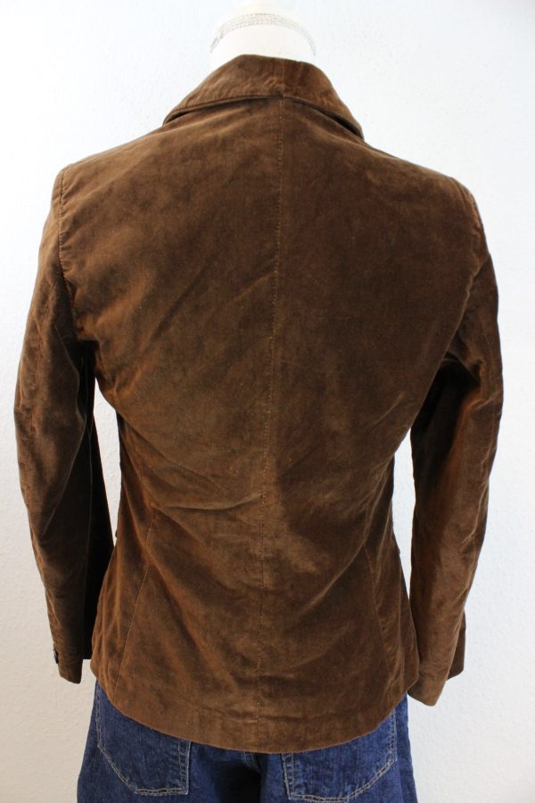 Vintage Brown Samt Blazer (S) Rabatt – Bild 2