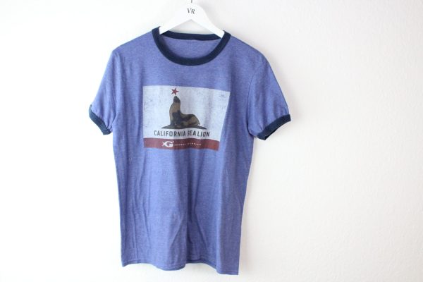 Vintage California Sealion T_Shirt Mode