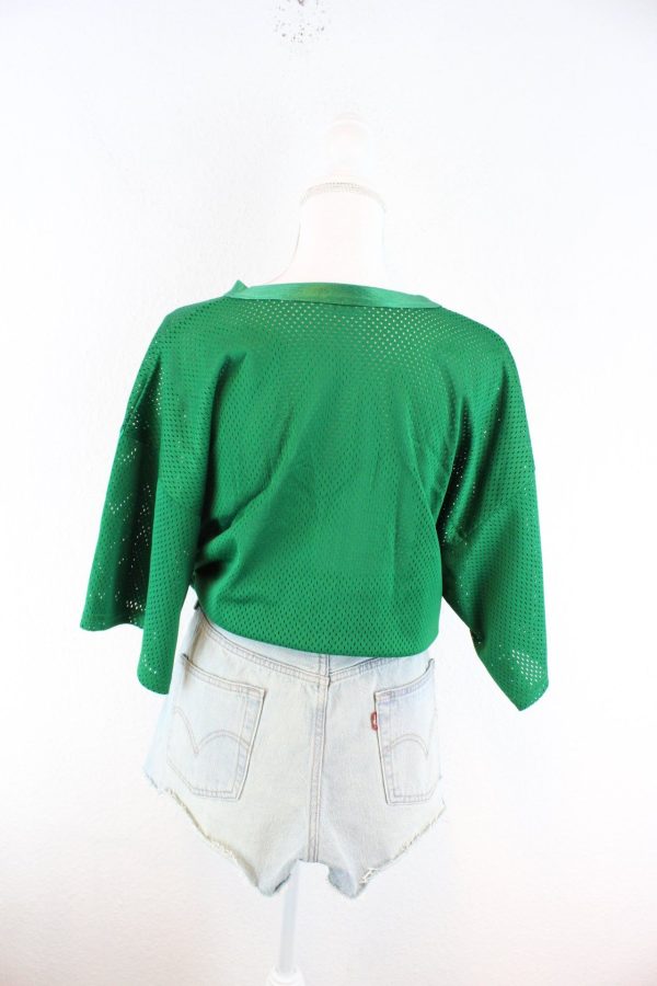 Vintage Green Football Crop Jersey (L) Online-Schn?ppchen – Bild 2