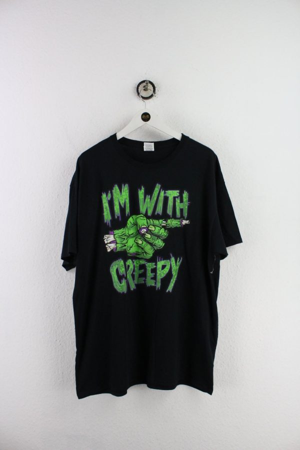 Vintage I´m With The Creepy T-Shirt (XL) Online-Verkauf