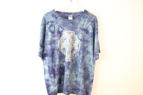 Vintage Batik T-Shirt (XL) Im Angebot