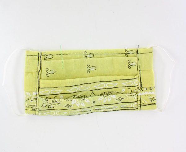 Vintage Yellow Face Mask Online-Verkauf – Bild 2