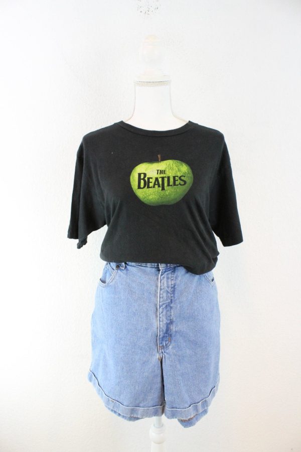 Vintage Green Apple Beatles T-Shirt (S) Zu verkaufen